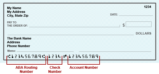 large check example