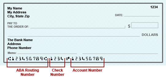 account bank check access star routing numbers